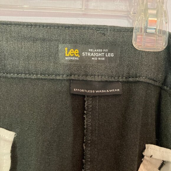 Lee Straight Leg Mid Rise Pant, NWT, Size 30W - Picture 6 of 7